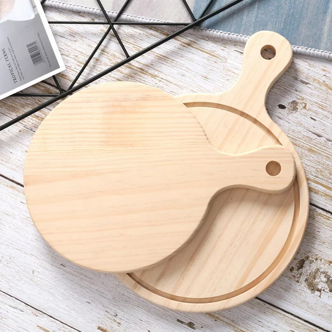 WoodenBamboo Pizza Plate Chop Board