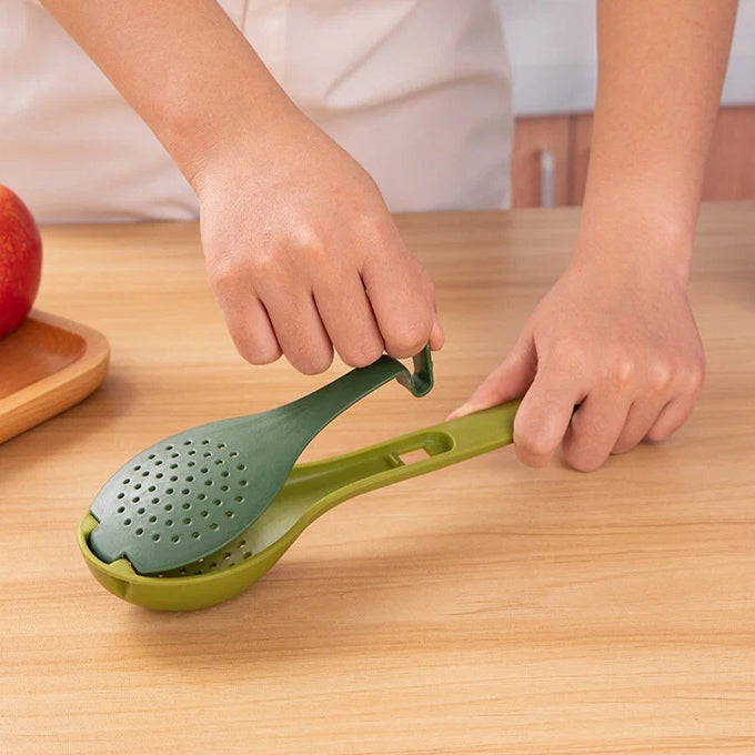 Flavor Infusing Spoon with Herb Stripper