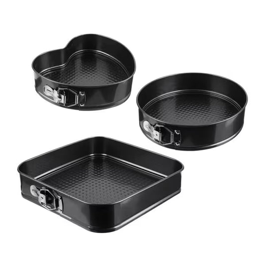 3pc Nonstick Springform Baking Pan Set
