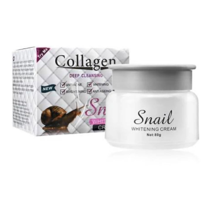 Snail Collagen Face Cream + Face Serum + Beauty Soap