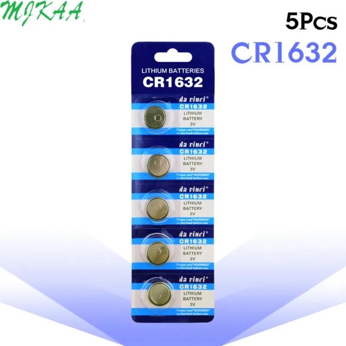 5pcs CR1632 Lithium 3V Button Battery Watch 1632 Cell Coin Batteries 120mAh