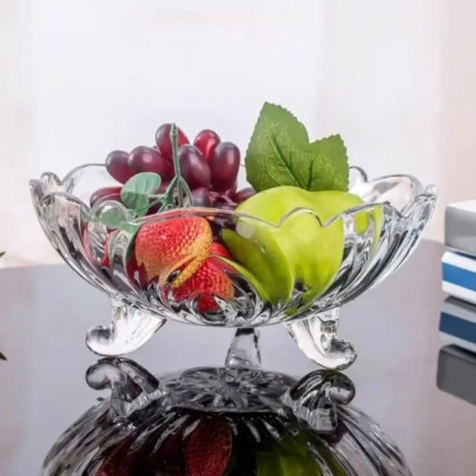 Decorative Glass Bowl 24.5cm
