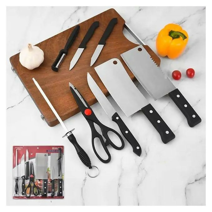 8pc Knife Set (Blister Pack)