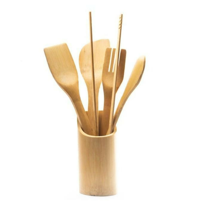 6 pcs bamboo mwiko set