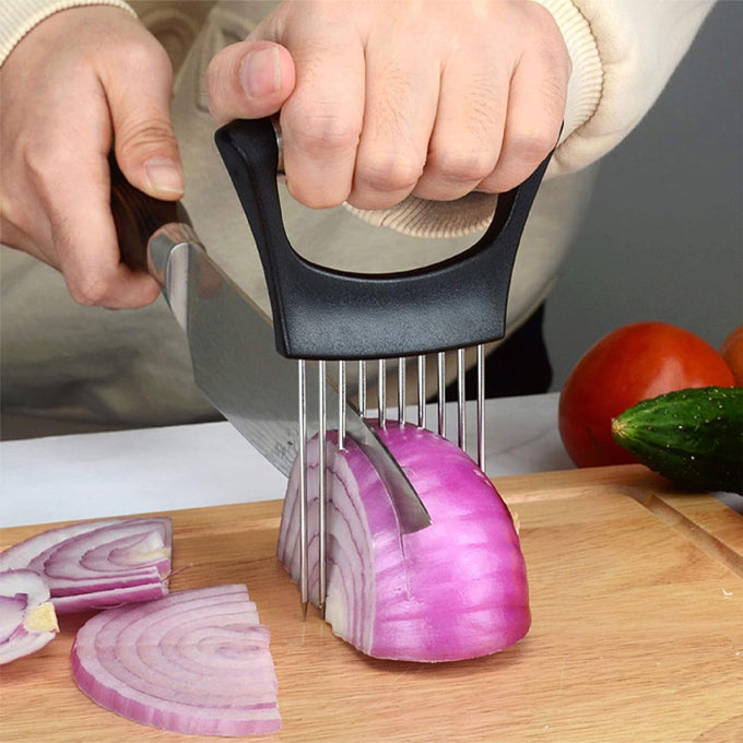 Onion Slicer Meat Slicer, Food Slice Assistant Onion Holder Slicer, Kitchen Gadgets