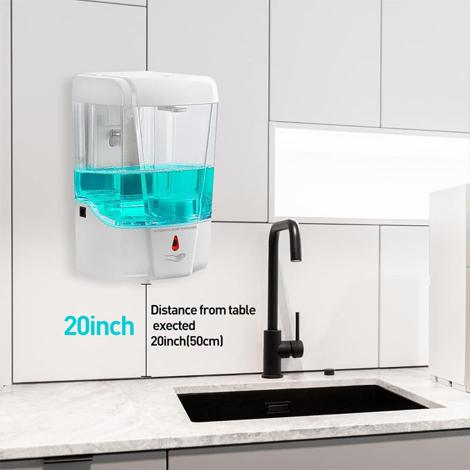 Touchless Automatic Hand Sanitizer Dispenser, Gel Wall Mount Hands Free Soap Dispenser Mounted 700ML