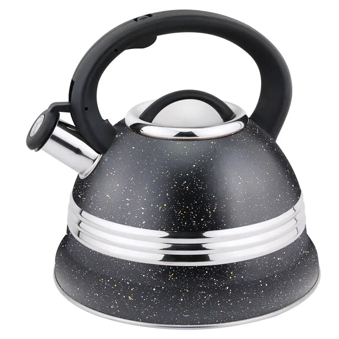 Hausroland heat resistant handle kettle marble coating water kettle.