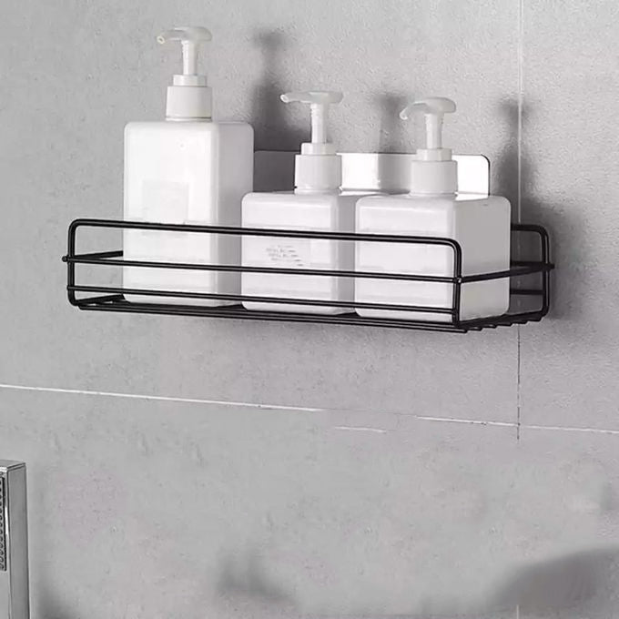 Rectangular Metallic Bathroom organizer