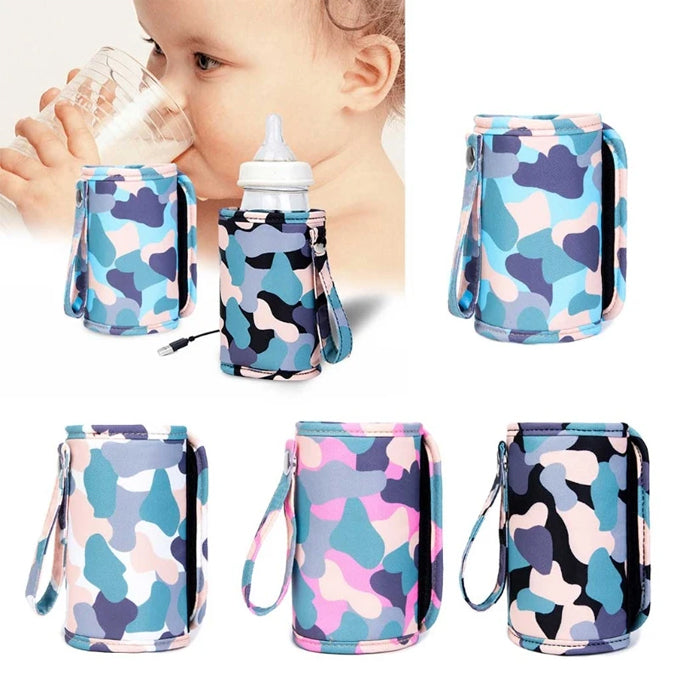 Infant Feeding Bottle Thermostat Storage Bag,Nursing For Baby Milk Bottle Warmer Stroller for Outdoor Travel