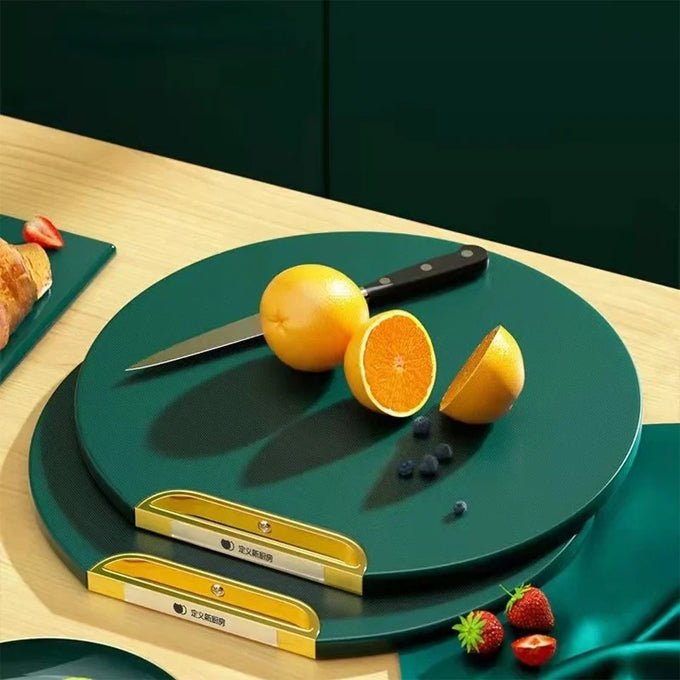 Reversable Chopping Board Round Mildew-proof Cutting Board for Fruit Meat