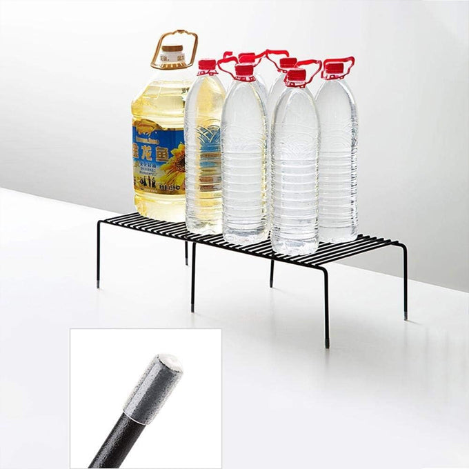 Metal Shelf 2 In 1 For Arranging And Organizing, Extendable And Stainless