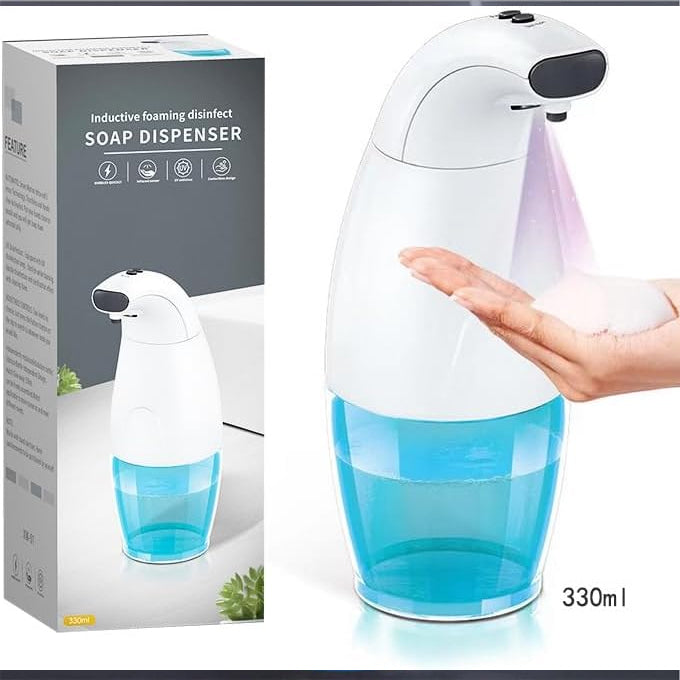 Automatic Hands Free Foaming Soap Dispenser, 330ml Countertop Touchless Soap Pump