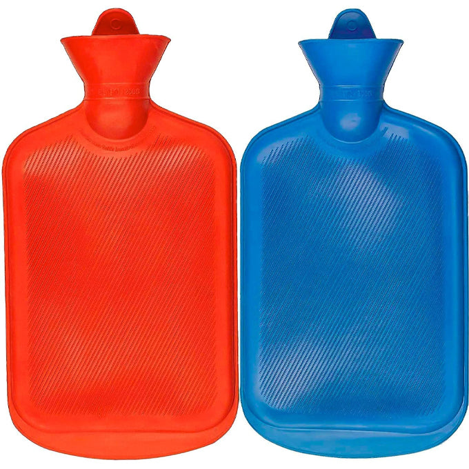 Hot Water Bag for Pain Relief, Leak Proof Water Bottle for Cozy Night, 1.75L