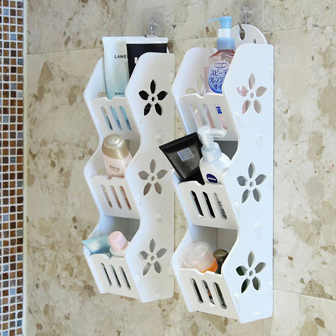 Wall-mounted Shelf Cosmetic Wall Hanging Organizer Storage Rack For Bathroom Cosmetics Makeup Durable Rack