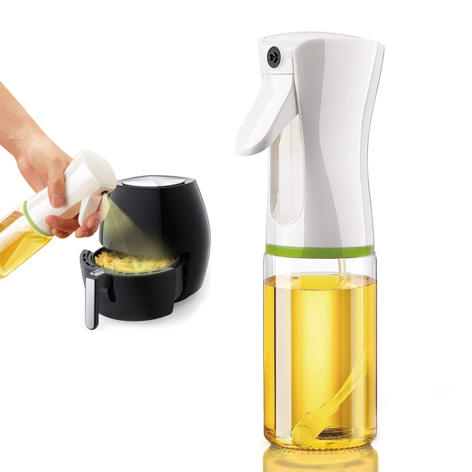 Olive Oil Sprayer for Cooking - 250ml Glass Oil Dispenser Bottle Spray Mister