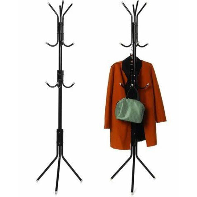 170cm high metallic coat or bags hanger stand