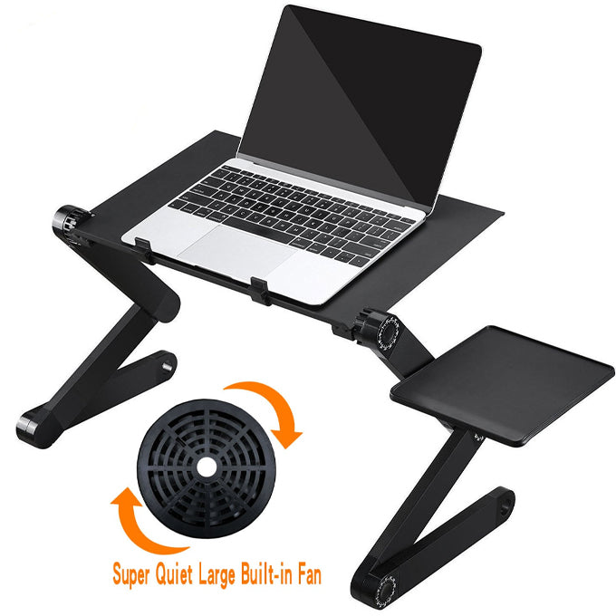 Foldable laptop table