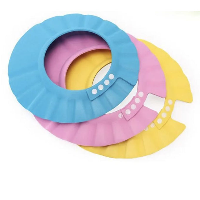 Light baby shampoo cap WITHOUT ear guard