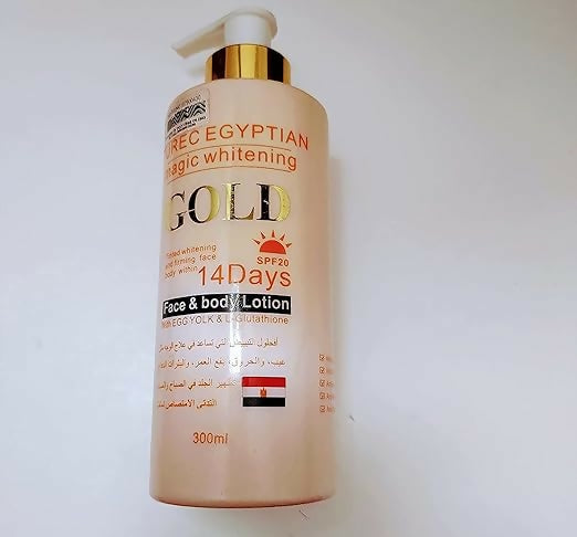 Pure Egyptian Magic Whitening Gold Face And Body Lotion