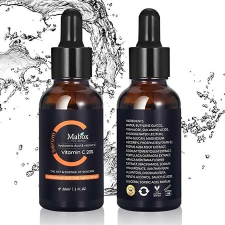 Mabox Hyaluronic Acid, Vitamin C&E Anti- Aging Serum