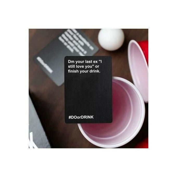 Do Or Drink Cards Game - Black