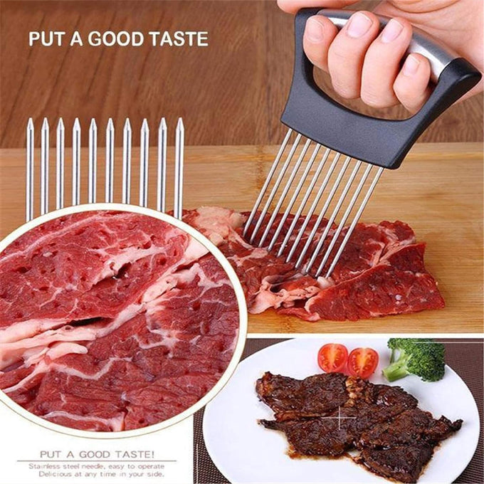 Onion Slicer Meat Slicer, Food Slice Assistant Onion Holder Slicer, Kitchen Gadgets