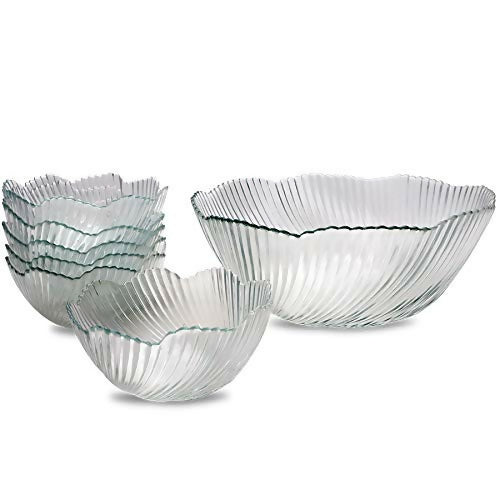 Glass Bowl (Frosted/Smoky) 13.5cm