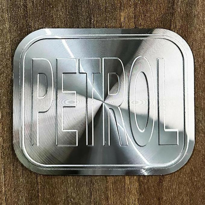 Self-Adhesive Aluminium Universal Tank Sticker Decal Fuel Badge Sign for All Cars