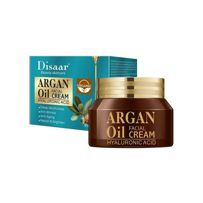 Disaar Argan Oil Essential Oil Face Serum + Facial Cream