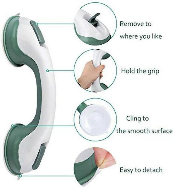 Strong Suction Helping Handle, Anti Slip Vacuum Suction Cup Handrail for Children and Elderly to Prevent Accidents and Injuries