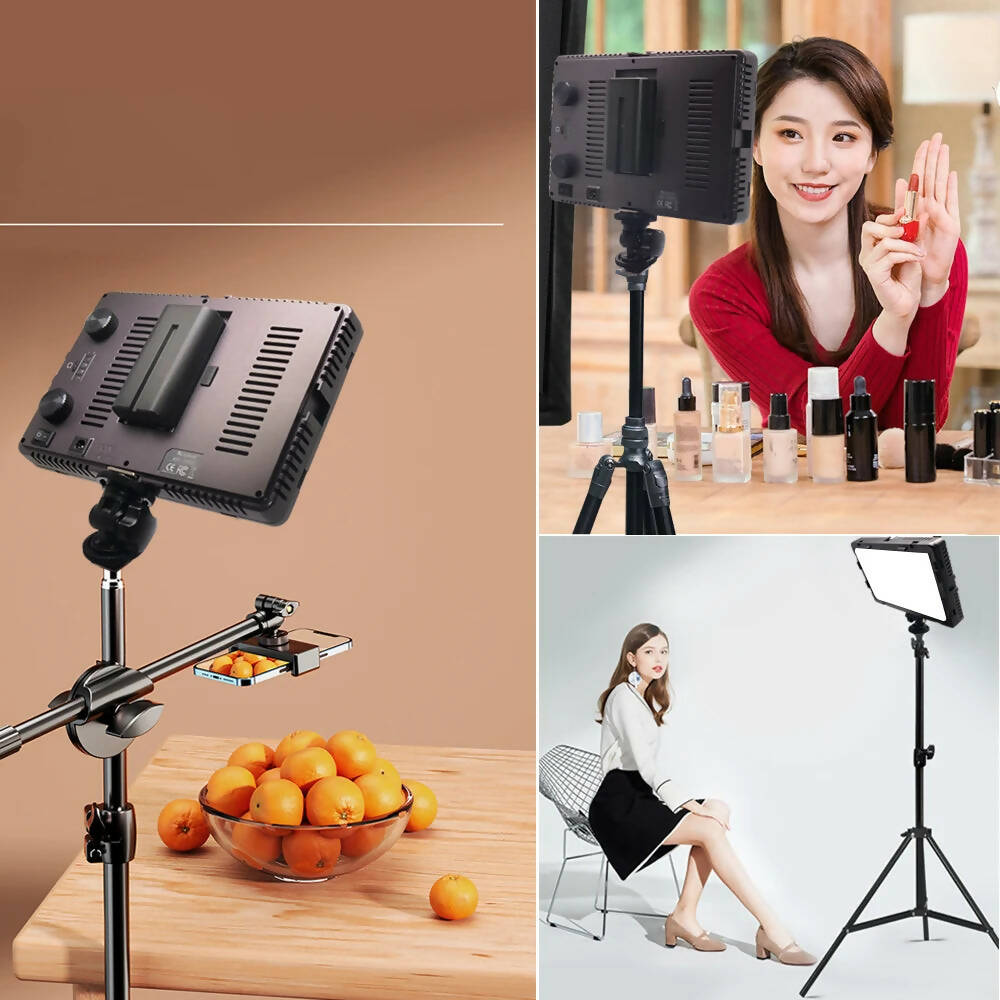 Mcoplus LED Photography Video Light Panel Lighting Photo Studio Lamp Kit RGB 360 Colors CRI95 For Shoot Live Streaming Youbube