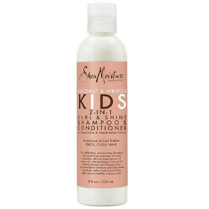 Shea Moisture KIDS 2-IN-1 Shampoo & Conditioner. 8OZ