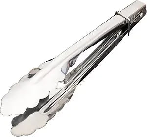 2pc S/Steel Food Tongs Set (12″ & 16″)