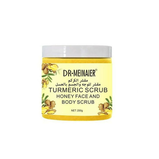 DR MEINAIER Turmeric Scrub Honey Face And Body Scrub 250gm
