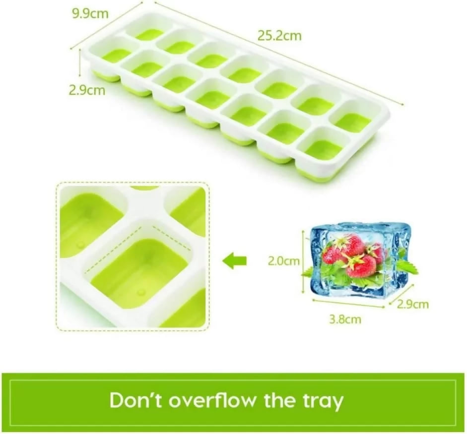 14 Grid Silicone Ice Cube Tray