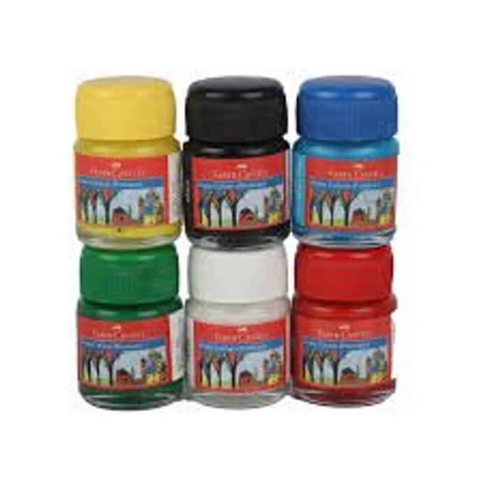 Faber Castell 6pcs Poster Colours(Premium) Paint 6 Shades