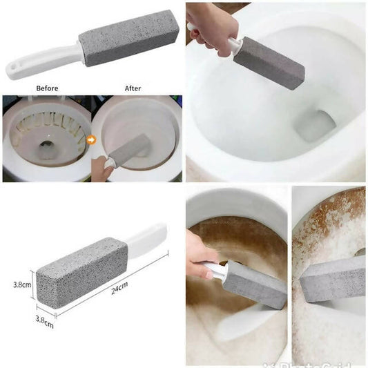 Pumice Stone Toilet Scrabber for Tough Stains, Removes Limescale