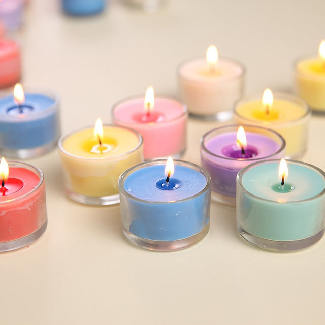 Scented Candles, Scented Candles Set for Home Decor, Unique and Beautiful Romantic Smokeless Dinner Candles - Set of 6pcs