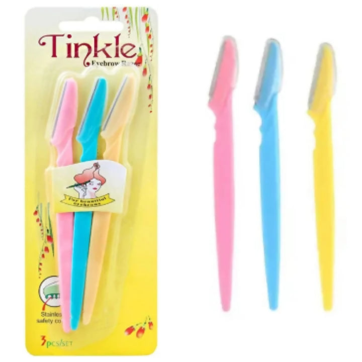 3Pcs Tinkle Eyebrow Razor