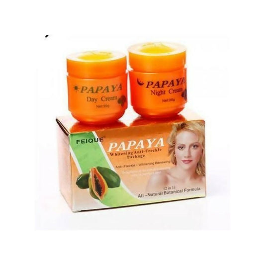 Feique 2 in1 Papaya Day & Night Lightening Anti-Frickle Cream