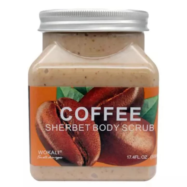 Wokali Coffee Sherbet Body Scrub, 500ML