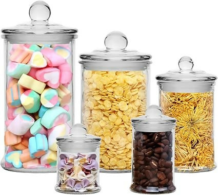 Pop Up Glass Jar 750ml