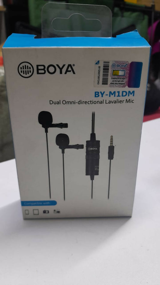 Boya dual microphone