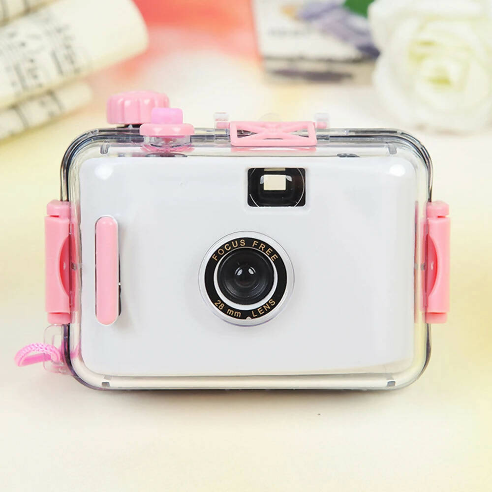 2/5PCS Waterproof Camera Compact Size Waterproof Captures Memories User-friendly Durable Retro Waterproof Camera Retro Camera