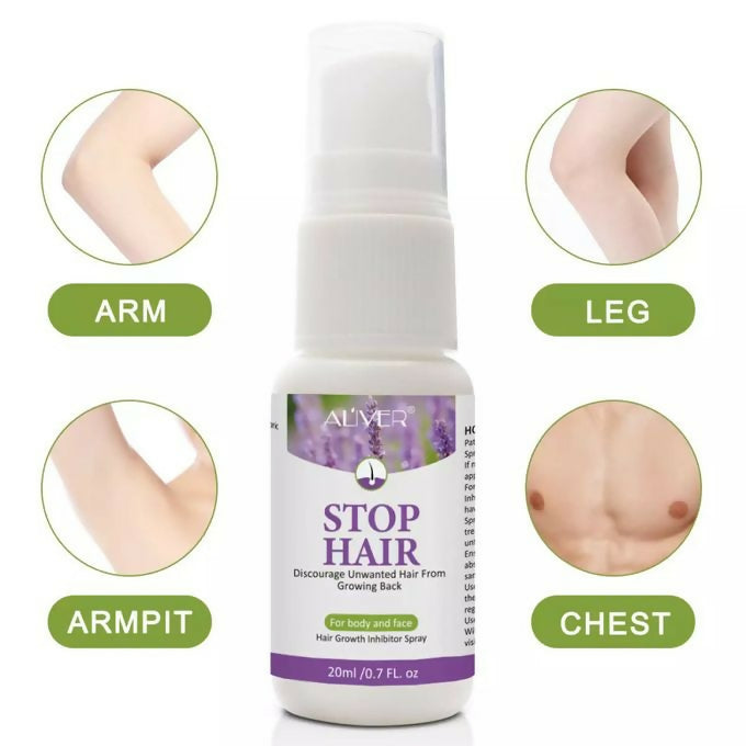 Aliver Powerful Permanent Painless Hair Inhibitor Stop Hair Growth