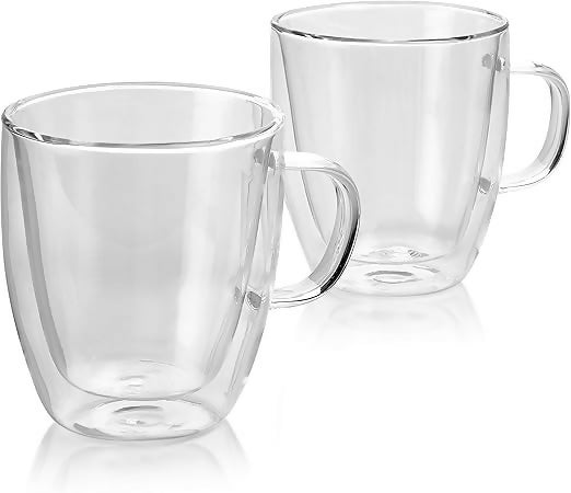 Double Walled Glass Mug 250ml