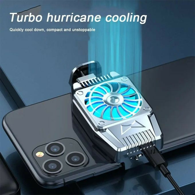 Rechargeable Phone Cooler with LED Universal Gaming