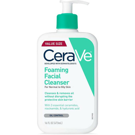 CeraVe Foaming Facial Cleanser For Normal to Oily Skin (473ML)