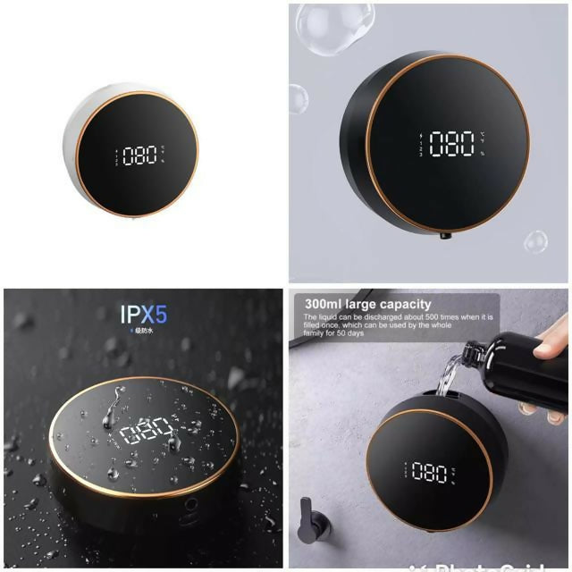 300ml Automatic Soap Dispenser with Temperature Display