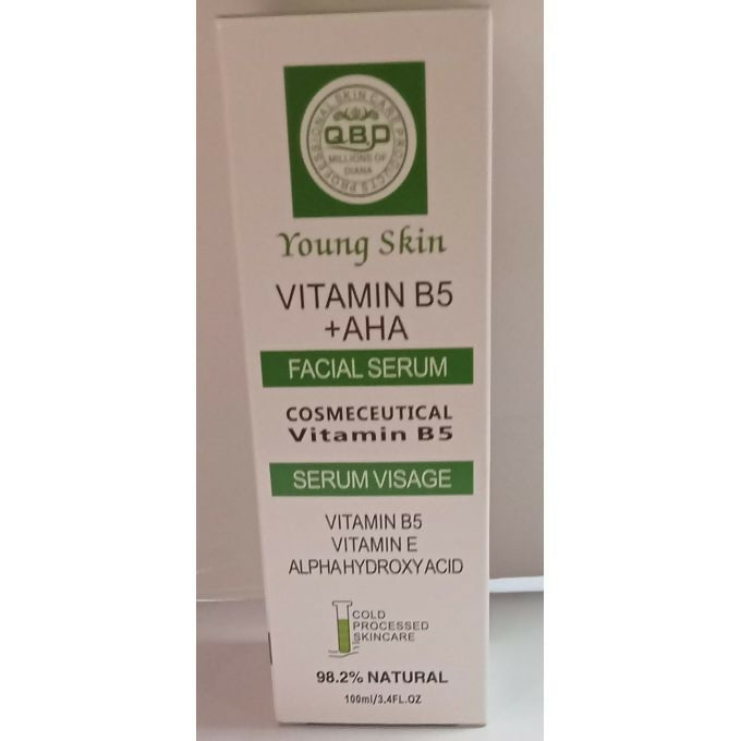 QBD Young Skin Vitamin B5+ AHA Facial Serum - 100ml